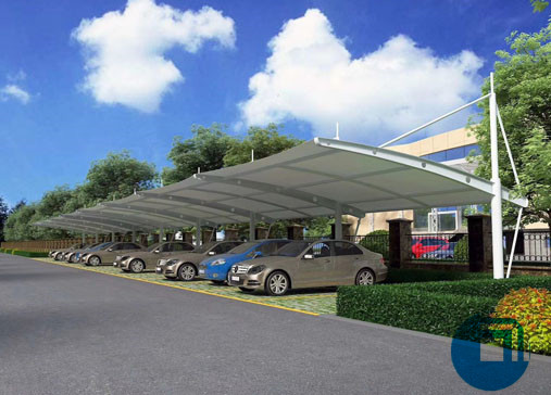 武漢某公司停車棚膜結(jié)構(gòu)