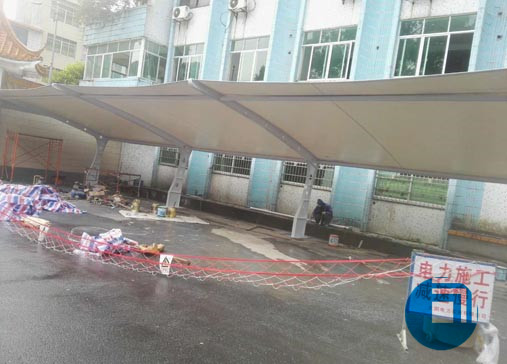 廣州某公司停車棚膜結(jié)構(gòu)