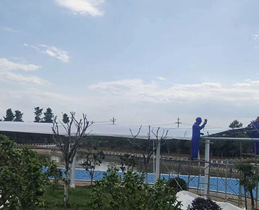 十堰膜結(jié)構(gòu)看臺(tái)案例