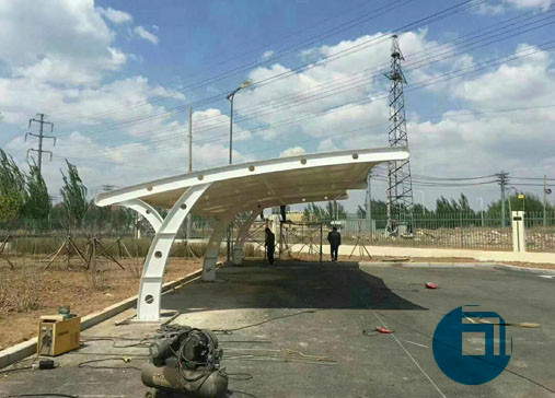 山西某公司停車棚膜結(jié)構(gòu)