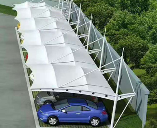 河南周口停車棚案例