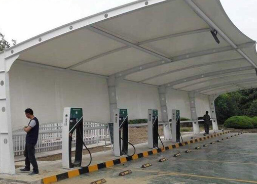 充電樁棚膜結構