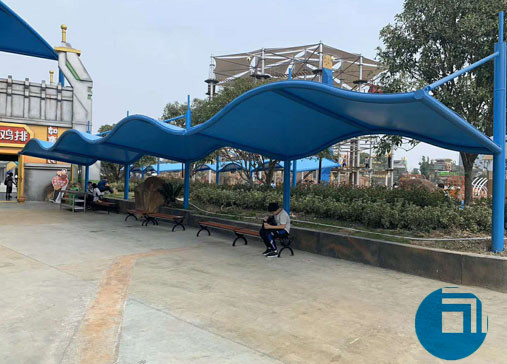 湖南某公司停車棚膜結(jié)構(gòu)